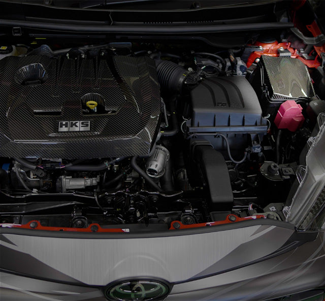 HKS Dry Carbon Fuse Box Cover – Toyota GR Yaris GXPA16 (2020+) - Chicane Australia