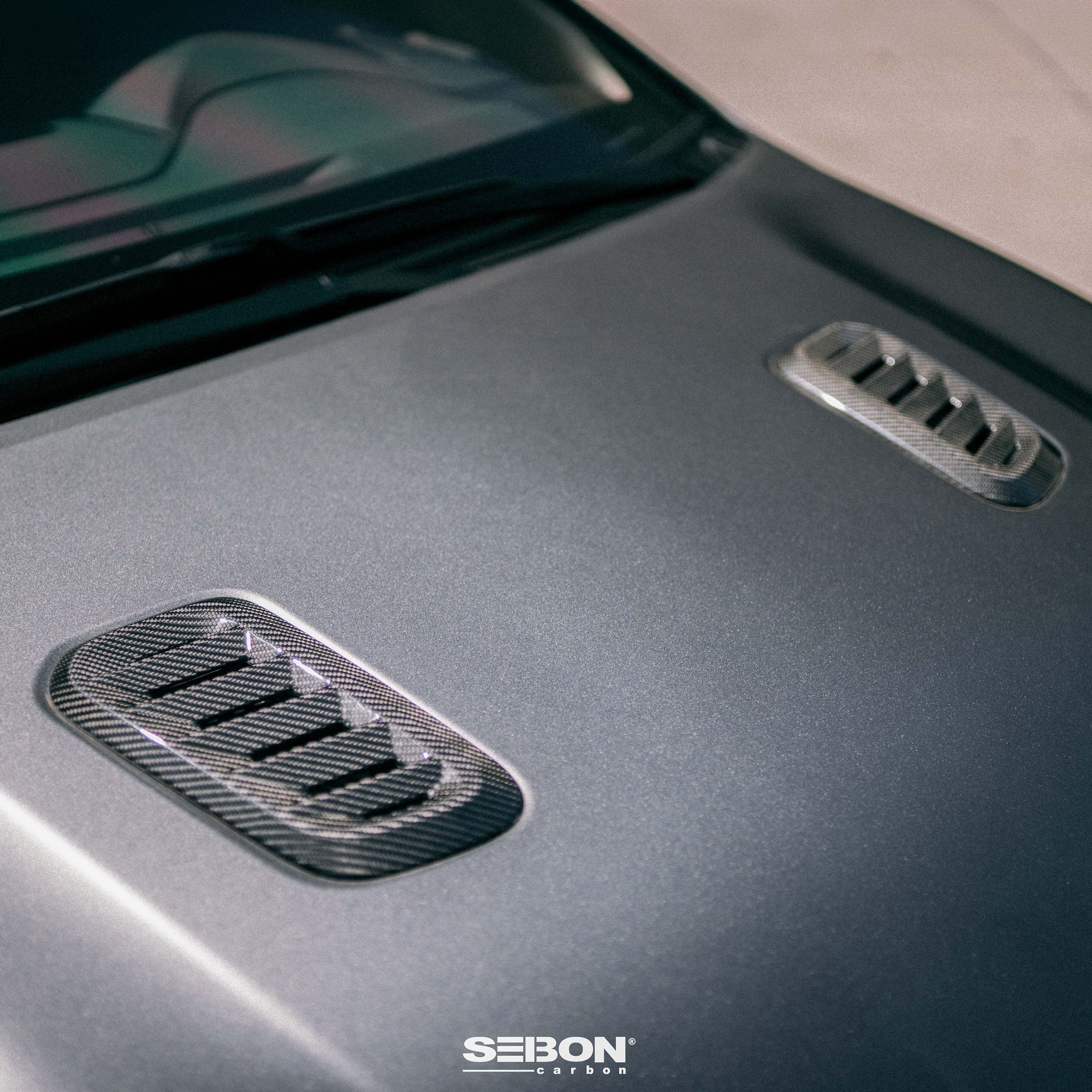 Seibon Dry Carbon Fibre Bonnet Vents – Toyota GR Corolla 23+