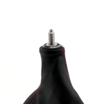 Hybrid Racing Maxim shift boot collar – black, fitted to a leather shift boot - Hybrid Racing Thumbnail
