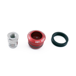 Hybrid Racing Maxim shift boot collar – red, kit contents: sleeve, collar and retaining band - Hybrid Racing Thumbnail