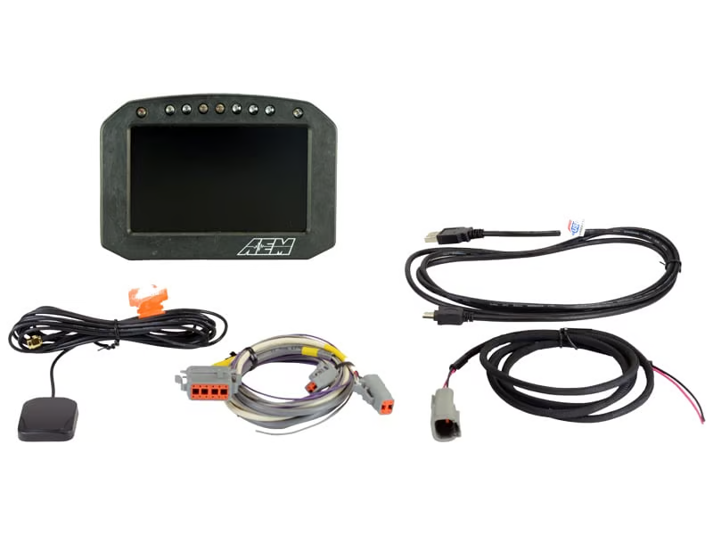 AEM CD-5FG Carbon GPS-Enabled Flat Panel Digital Dash Display - Chicane Australia