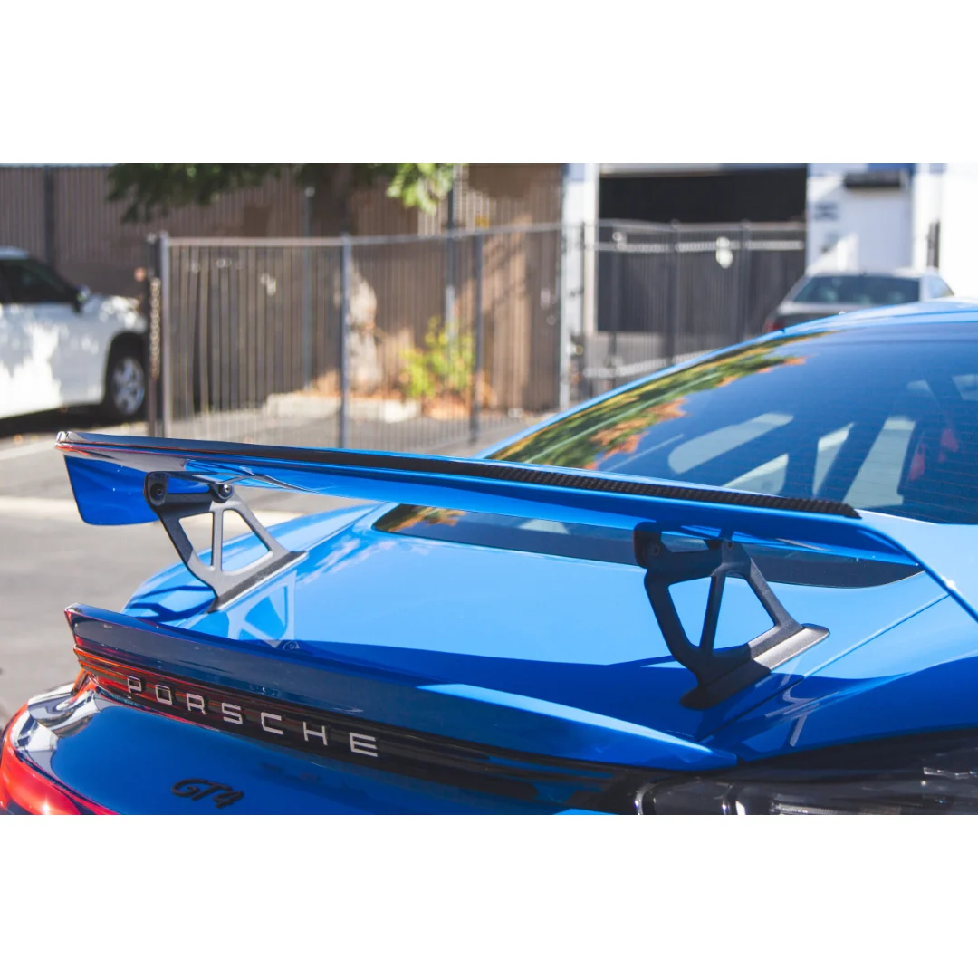 APR Performance Carbon Fiber Gurney Flap – Porsche 718 Cayman GT4 - Chicane Australia