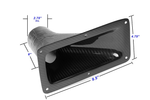APR Universal Fitment 9.25" X 4.75" Carbon Fiber Air Inlet Duct w/ Flange - Chicane Australia - APR Performance Thumbnail