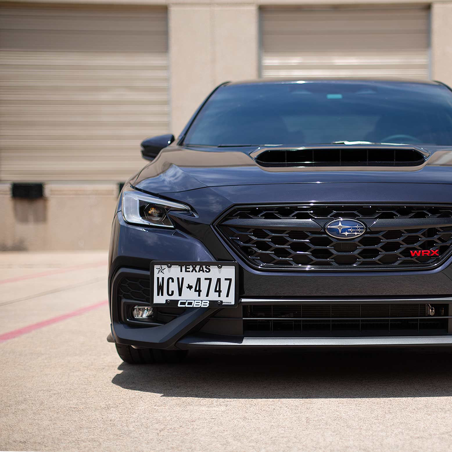 COBB Redline Carbon License Plate Relocation Mount – 2012+ BRZ / 86 / GR86, 2015+ WRX & STI - Chicane Australia