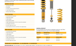 Öhlins Road & Track Coilovers - Audi A4/S4/RS4 (B9) / A5/S5/RS5 (F5) - Image 6 - Ohlins Suspension Thumbnail