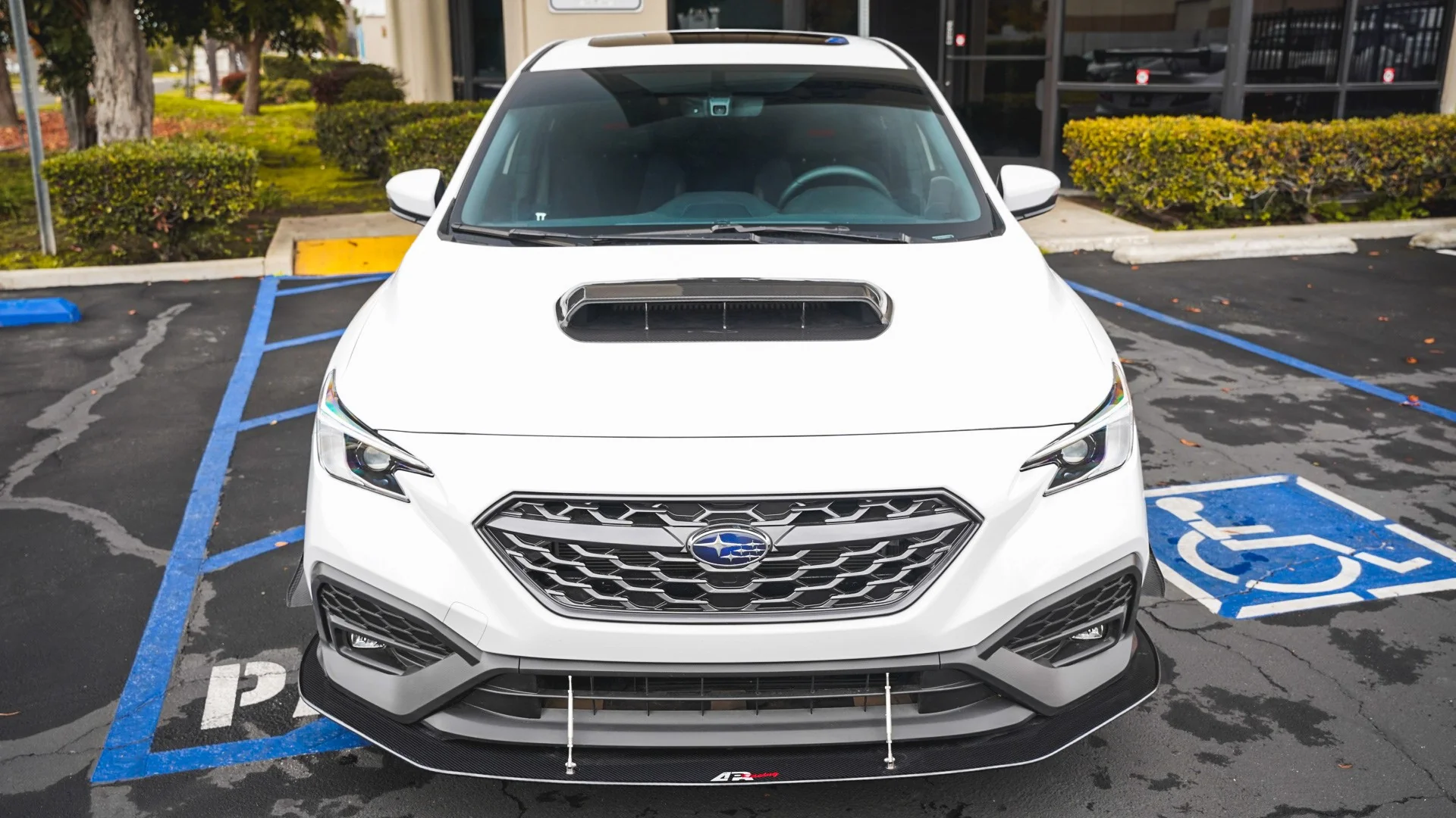 APR Carbon Wind Splitter with Rods – Subaru WRX 2022+ - Chicane Australia