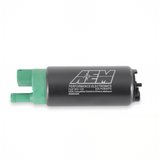 AEM 400LPH E85-Compatible High Flow In-Tank Fuel Pump – Single Barb
