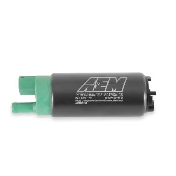 AEM 400LPH E85-Compatible High Flow In-Tank Fuel Pump – Single Barb - Chicane Australia