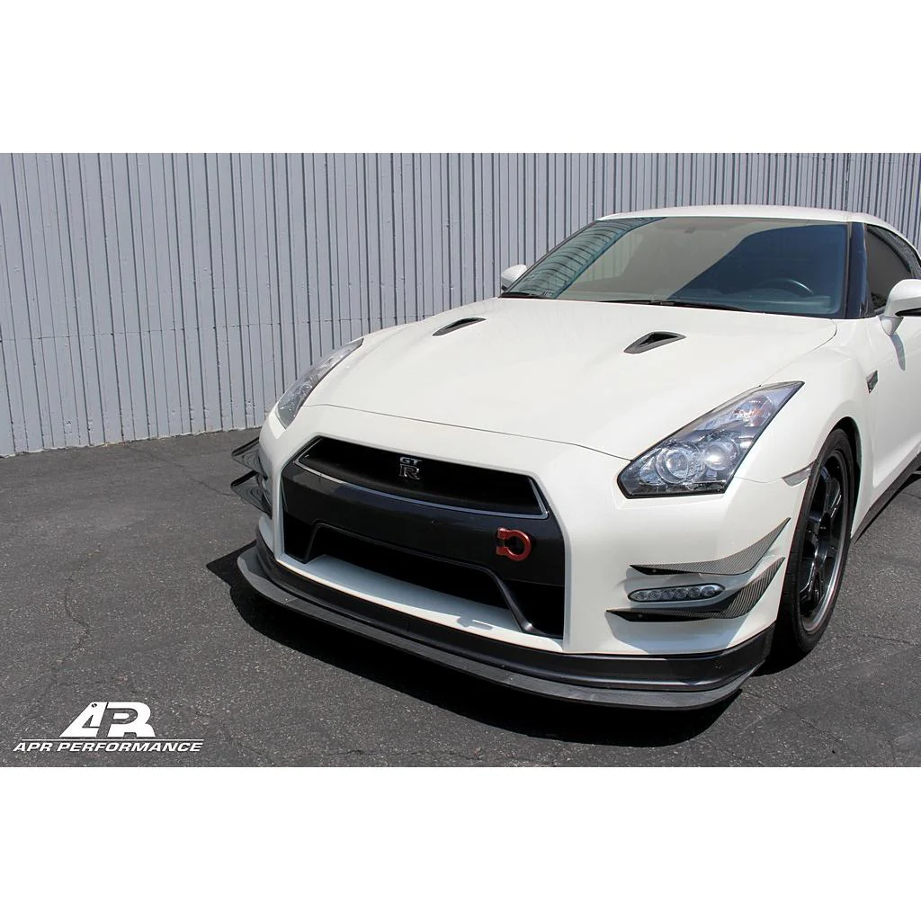 APR Performance Carbon Fiber Front Bumper Canards – Nissan GT-R R35 (2012–2016) - Chicane Australia