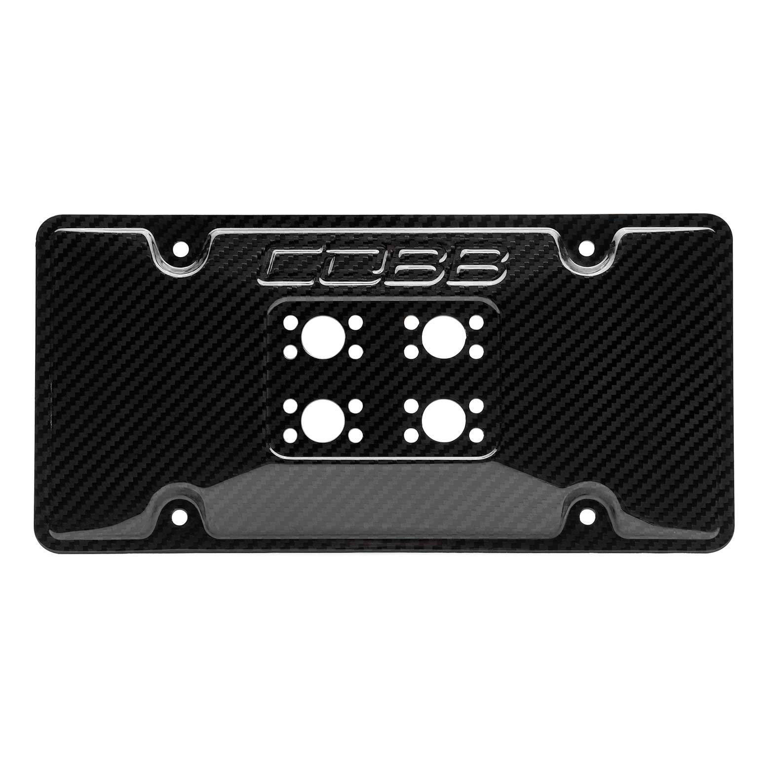 COBB Redline Carbon License Plate Relocation Mount – 2012+ BRZ / 86 / GR86, 2015+ WRX & STI