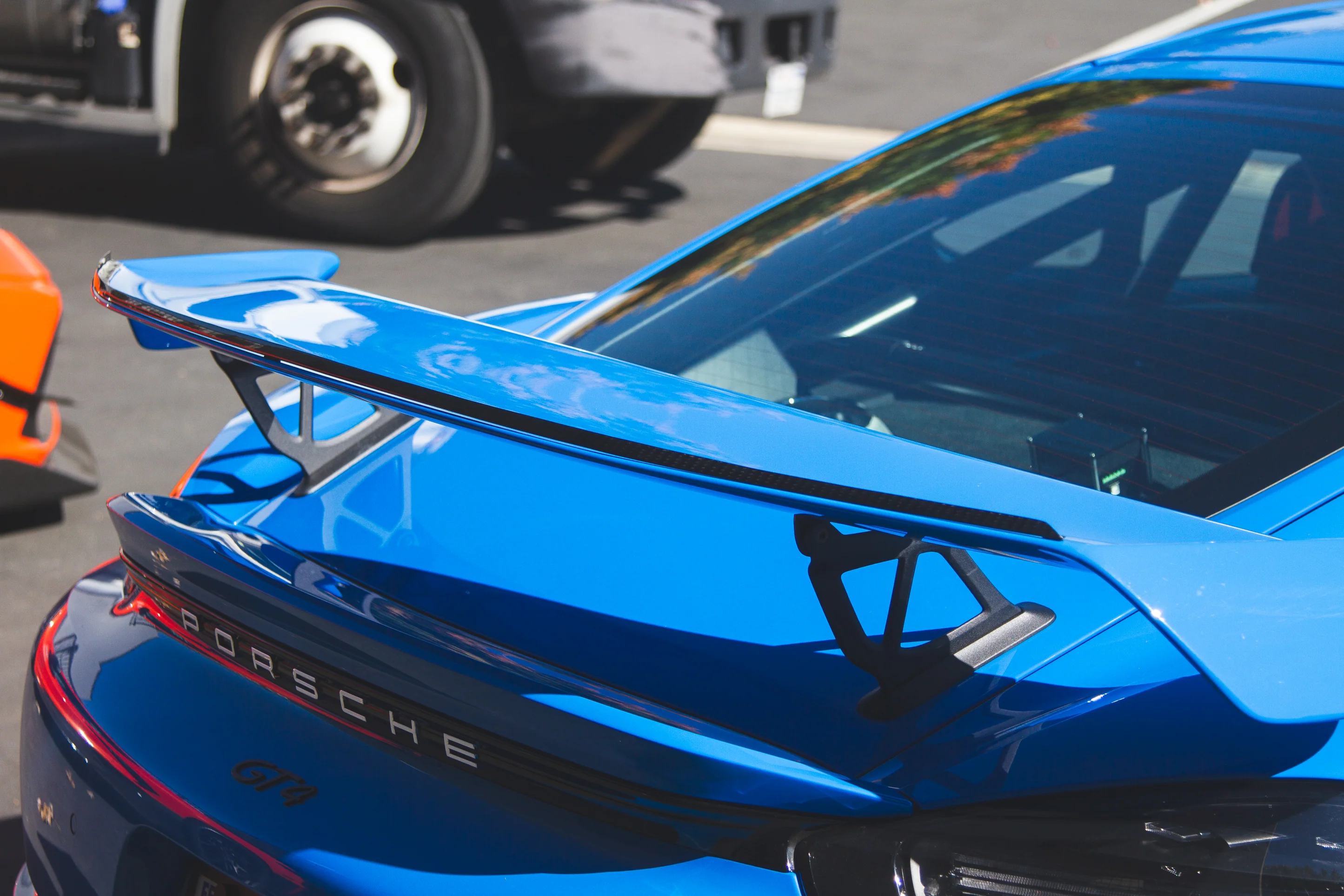 APR Performance Carbon Fiber Gurney Flap – Porsche 718 Cayman GT4 - Chicane Australia