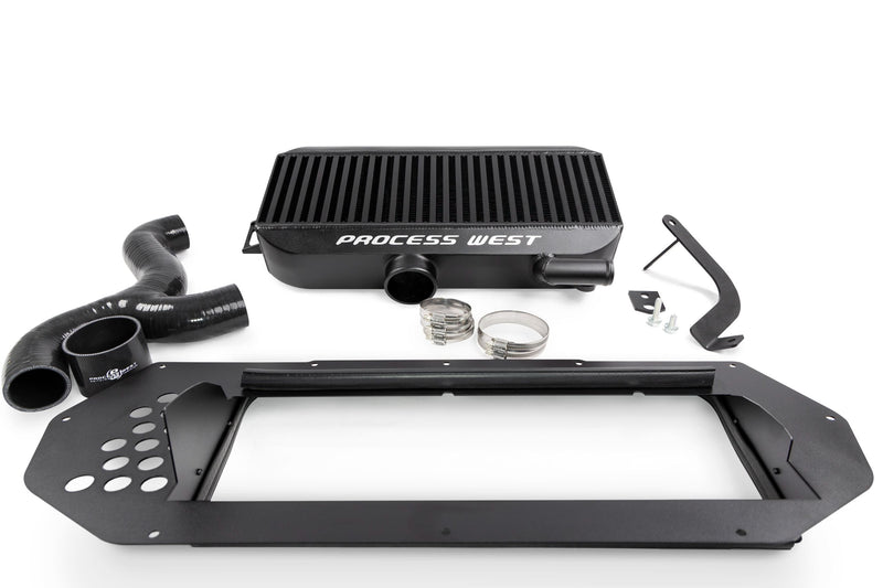 Process West Top Mount Intercooler – Subaru GC8 WRX/STI (97–98) – Black - Chicane Australia - Process West