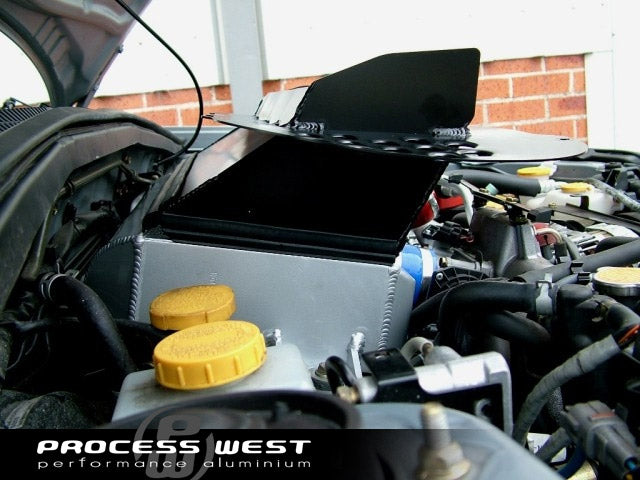 Process West Top Mount Intercooler – Subaru GD WRX/STI (01–02) – Black - Chicane Australia