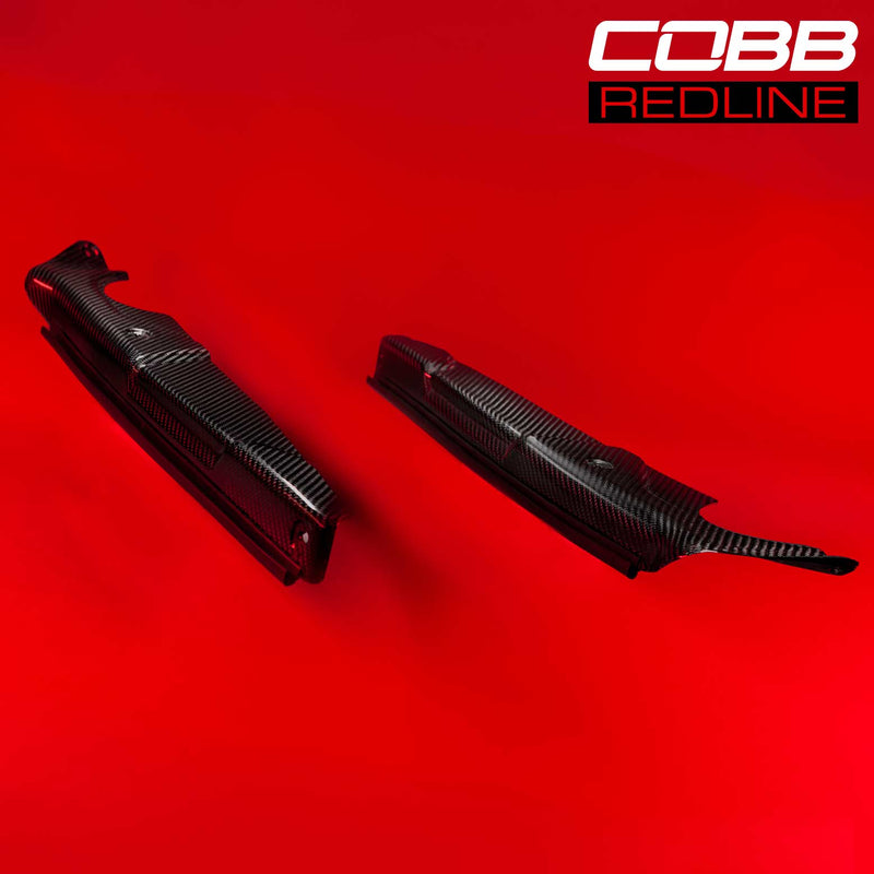 COBB Redline Gloss Carbon Fender Shrouds – Subaru WRX/STI (2015–2021) - Chicane Australia - Cobb Tuning