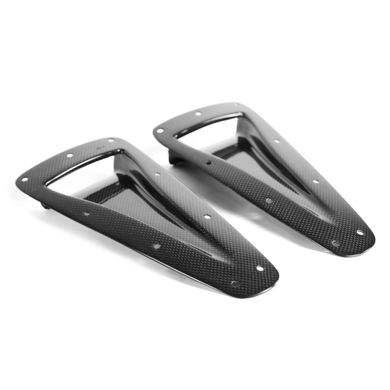 APR Carbon Fiber Universal Fitment Curved NACA Ducts - Chicane Australia - APR Performance