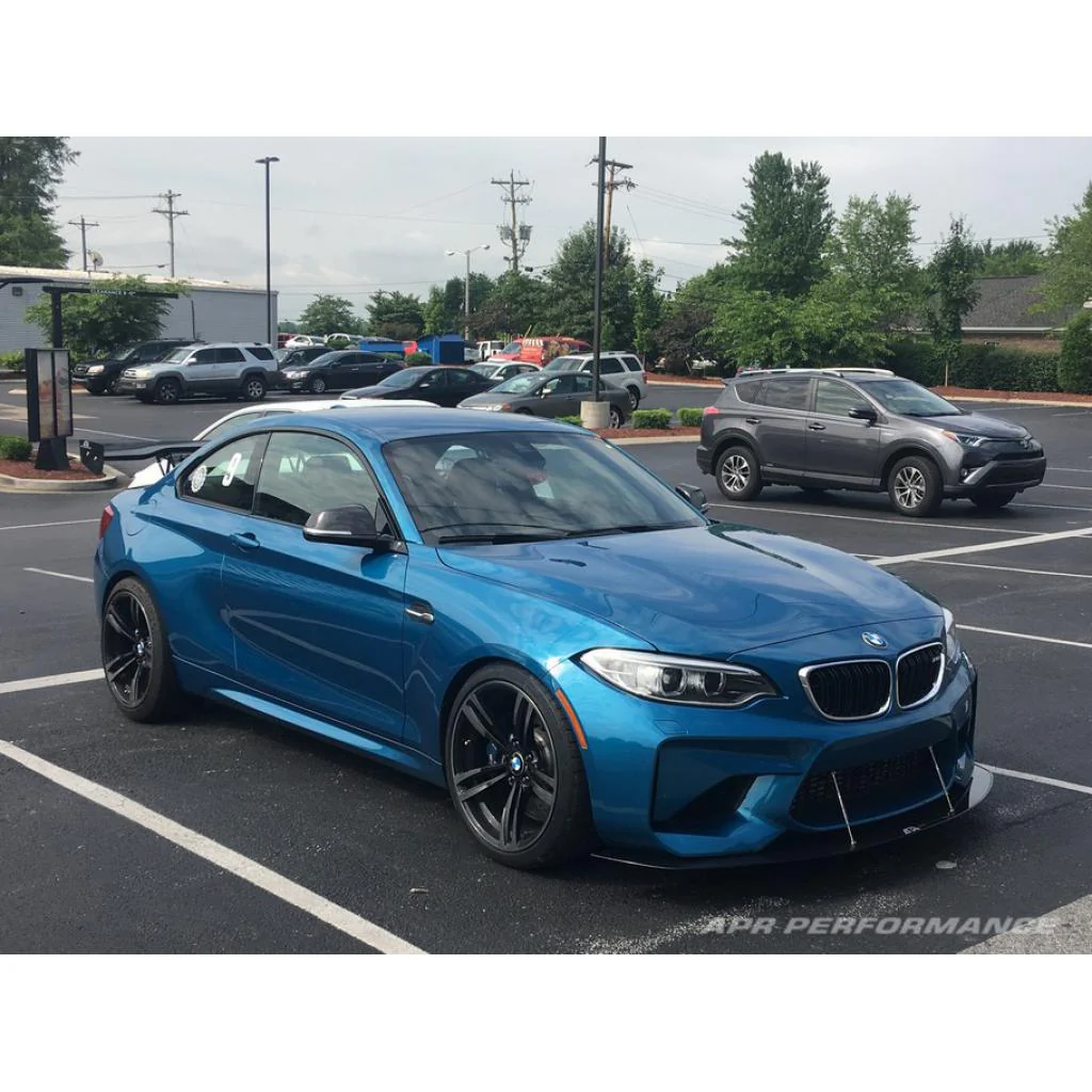 APR Carbon Front Wind Splitter (Stock Bumper) – BMW F87 M2 - Chicane Australia