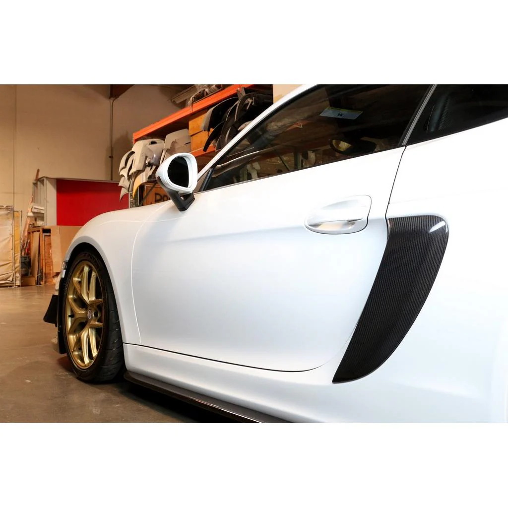 APR Performance Carbon Fiber Side Pod – Porsche 981 Cayman GT4 - Chicane Australia