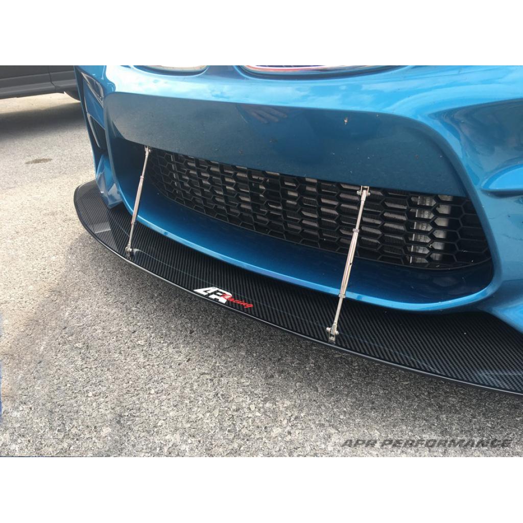 APR Carbon Front Wind Splitter (Stock Bumper) – BMW F87 M2 - Chicane Australia