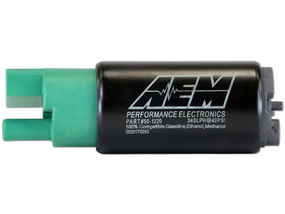AEM 340LPH E85-Compatible High Flow In-Tank Fuel Pump – 65mm Inline - Chicane Australia