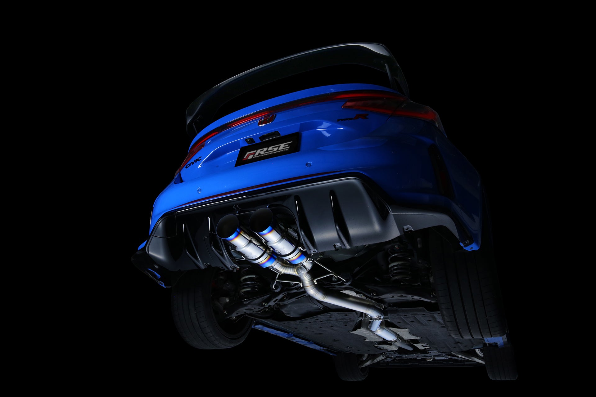 RSE Full Titanium Muffler Type-D – Honda Civic Type R FL5