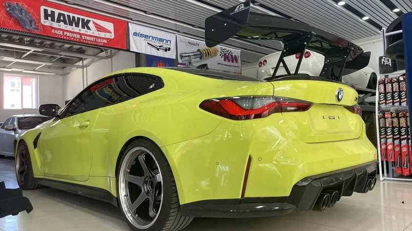 APR GTC-300 67" Carbon Adjustable Wing – BMW G80 / G82 M3 / M4 - Chicane Australia