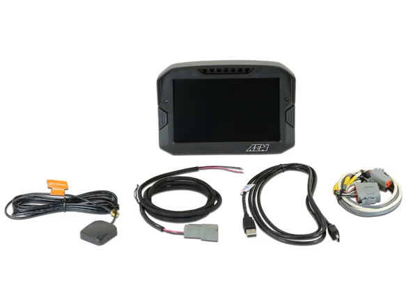 AEM CD-7G Carbon Display – Non-Logging with Internal GPS - Chicane Australia - AEM Electronics
