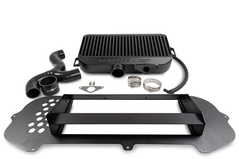 Process West Top Mount Intercooler – Subaru GD WRX (03–07) & STI (06–07) – Black - Chicane Australia - Process West