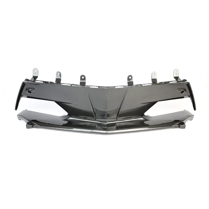 APR Carbon Front Bumper Center Bezels – Chevrolet Corvette C8 - Chicane Australia - APR Performance