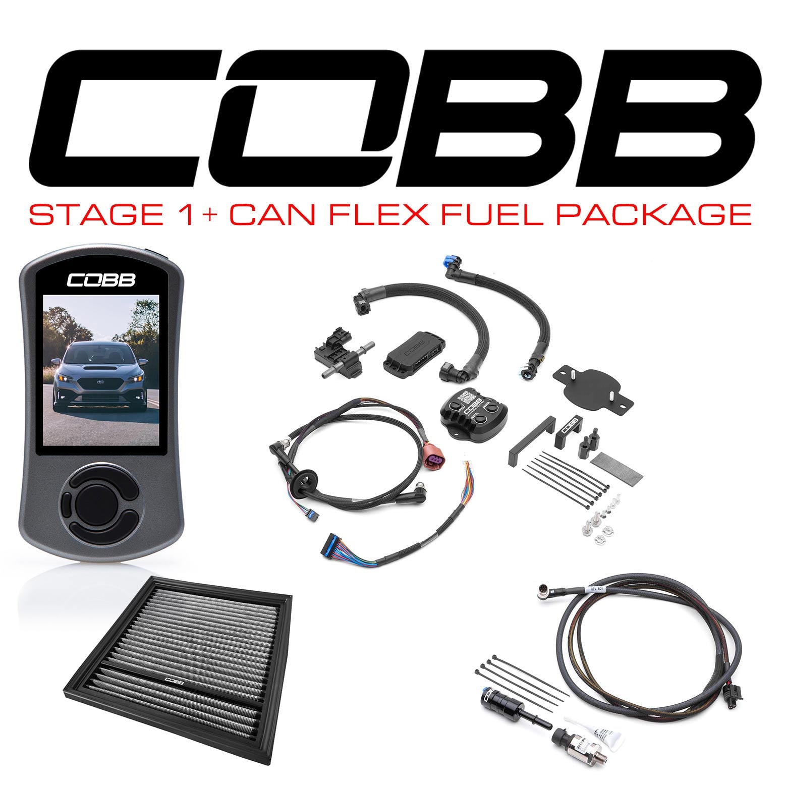 COBB Stage 1+ Flex Fuel Power Package – Subaru WRX (2022+)