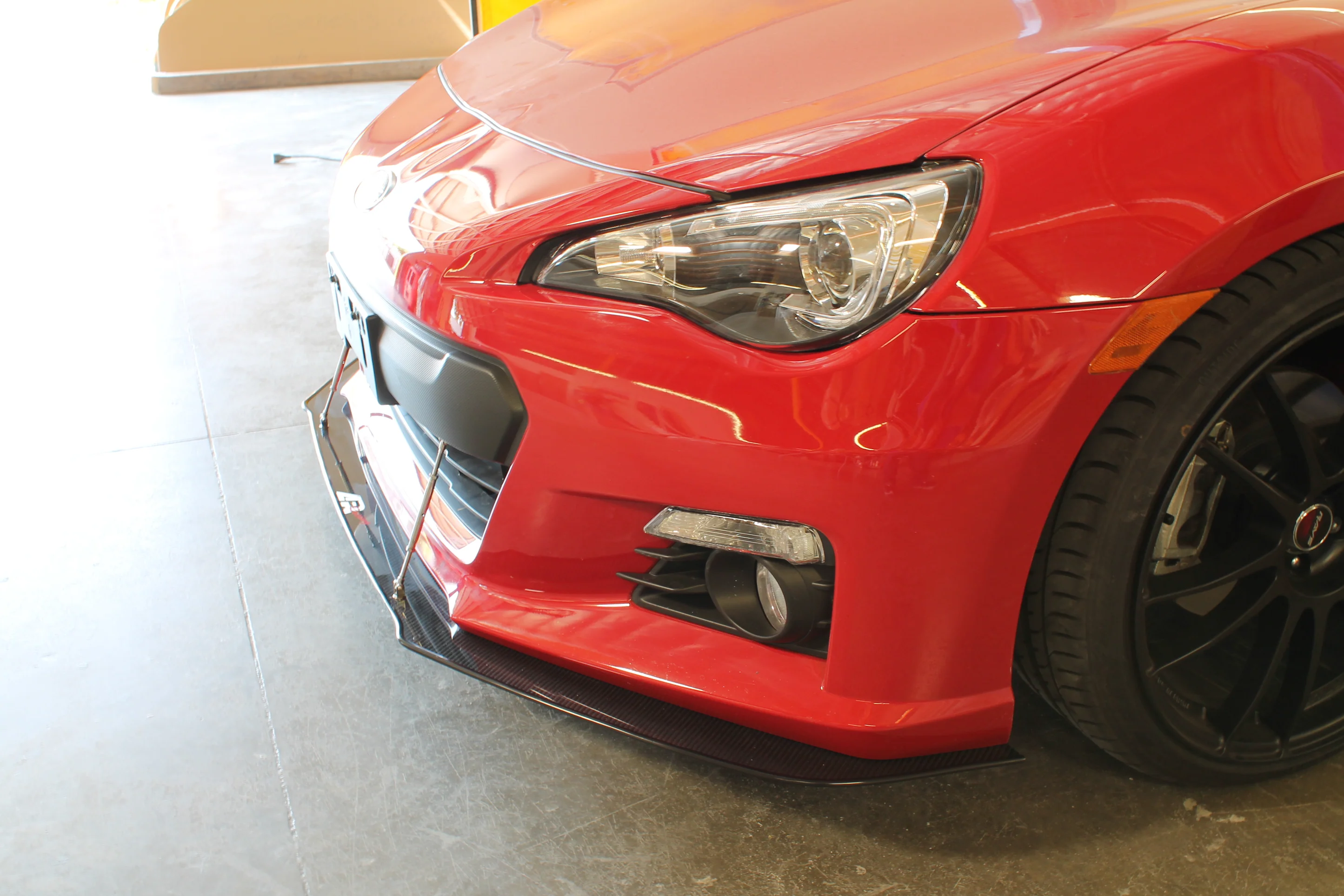 APR Carbon Wind Splitter w/ Rods – Subaru BRZ 2013–2016 - Chicane Australia