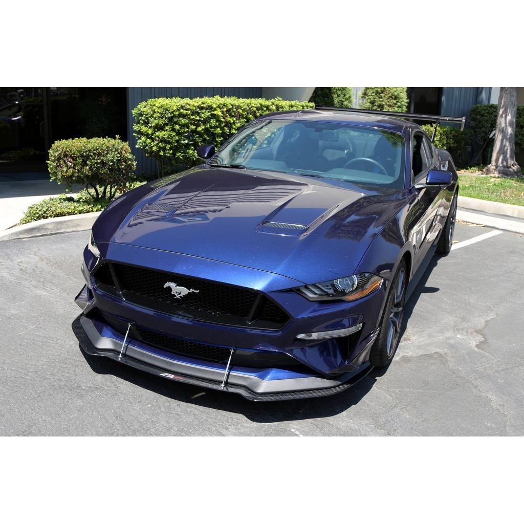 APR Carbon Front Bumper Canards – Ford Mustang S550 (2018–2023) - Chicane Australia