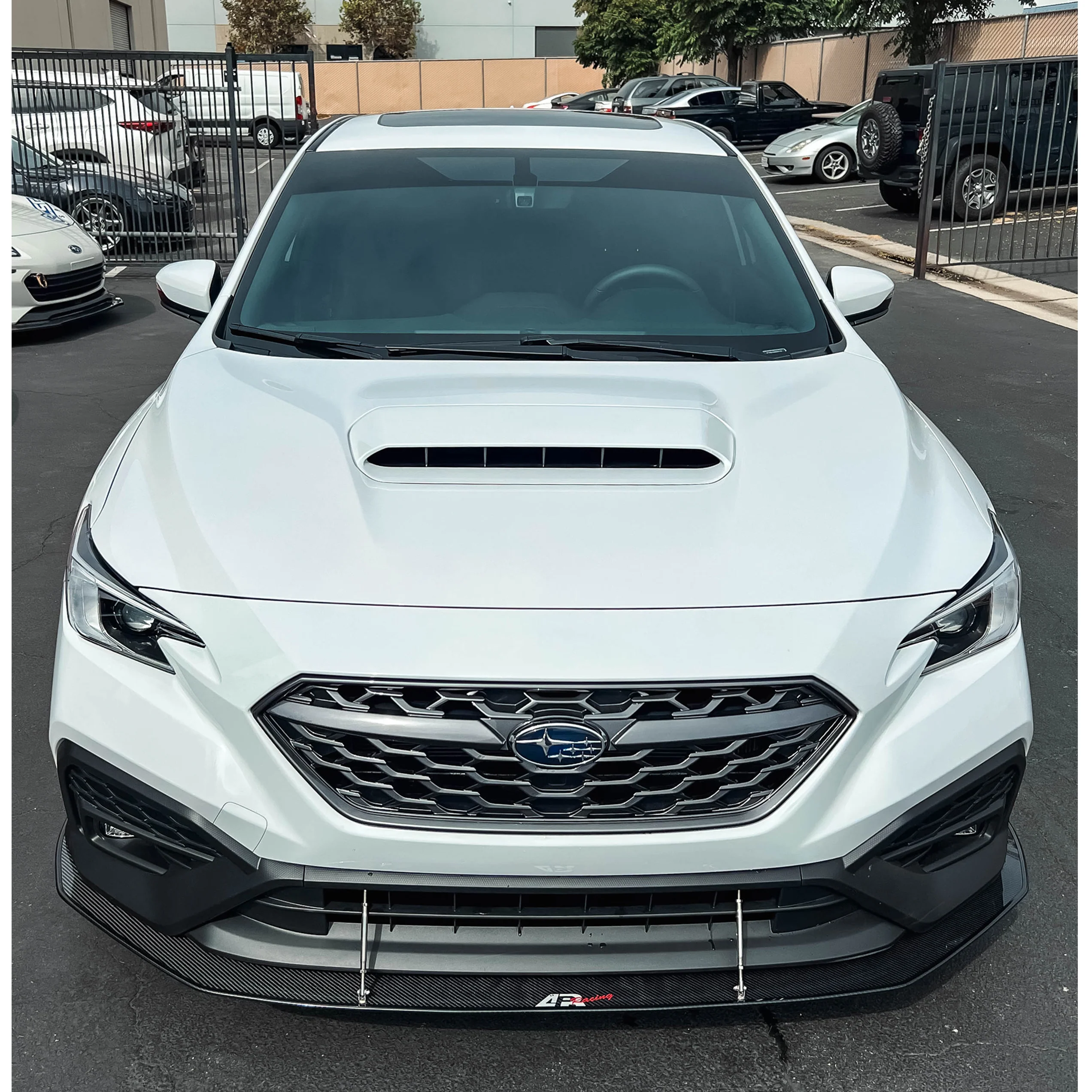 APR Carbon Wind Splitter with Rods – Subaru WRX 2022+ - Chicane Australia