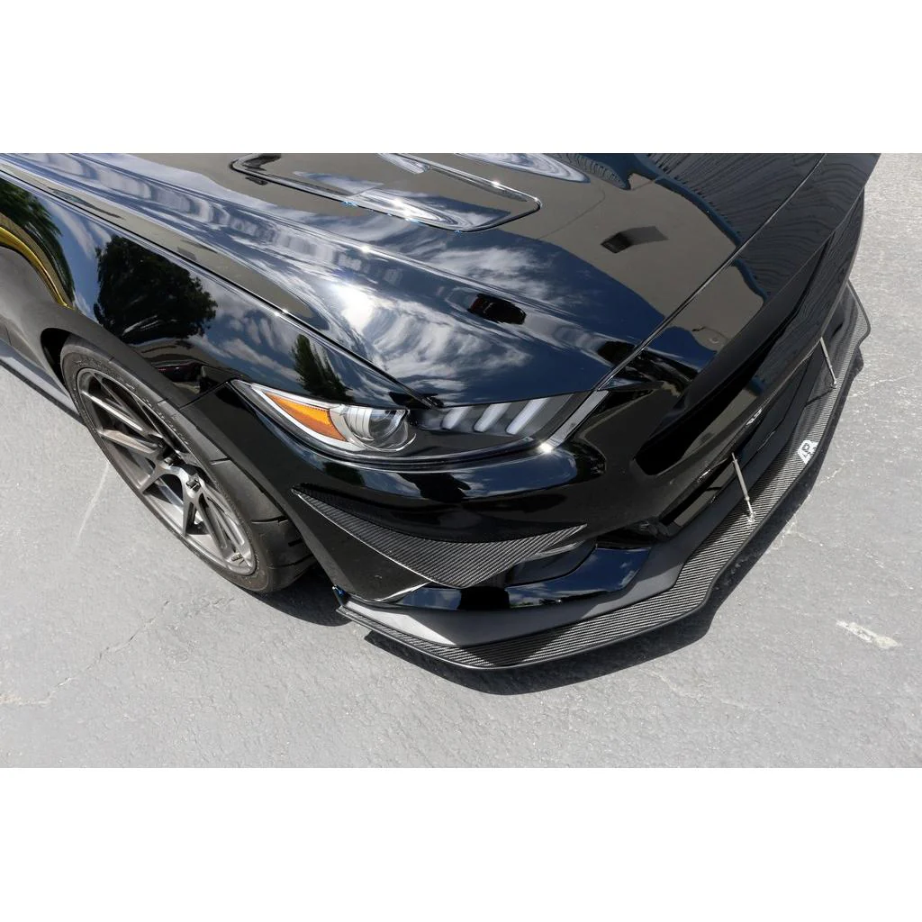 APR Carbon Front Bumper Canards – Ford Mustang S550 (2015–2017) - Chicane Australia