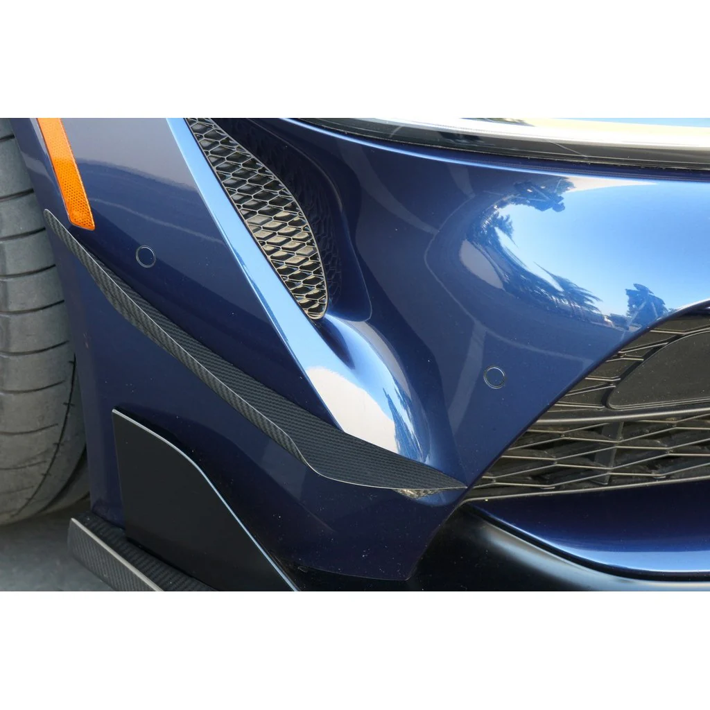 APR Front Bumper Canards (Carbon) – Toyota GR Supra A90/A91 (2020+) - Chicane Australia