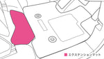 Honda Access premium floor carpet mat front detail for the Honda Super-ONE - Honda - Genuine Thumbnail