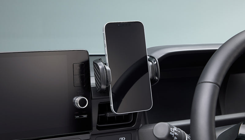 Honda Access Smartphone Holder Quick fitted to the driver side vent of the Honda Super-ONE - Honda - A-Collect