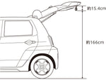 Honda Access tailgate strap in use on the Honda Super-ONE tailgate - Honda - Genuine Thumbnail