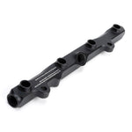 ACUITY K-series fuel rail, Honda K-series, satin black – injector side showing the four injector bores - Acuity Thumbnail