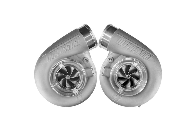 Turbosmart TS-1 7675 Mirror Twin Turbo Package - C-Frame Oil Cooled - V-Band 0.96 A/R - Turbosmart