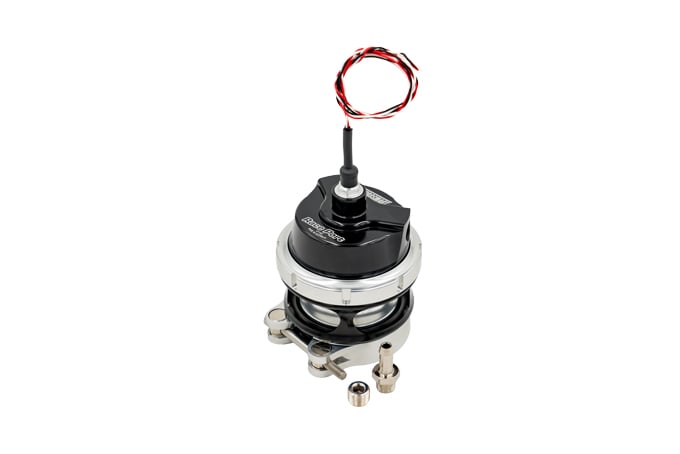 Turbosmart Gen-V RacePort - Blow Off Valve with Position Sensor Cap - Female Flange Black - Turbosmart