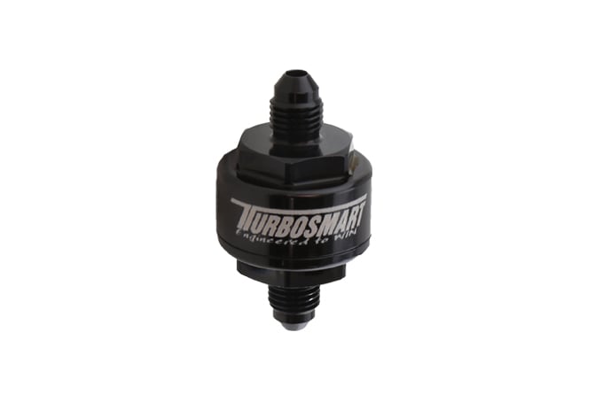 Turbosmart Billet Turbo Oil Feed Filter - 44 Micron - Turbosmart
