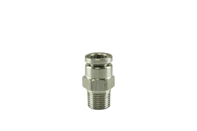 Turbosmart Stainless Pushloc Fitting - 1/8in NPT to 1/4in - Turbosmart