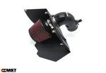 MST cold air intake for the Audi B9 2.0 TFSI: heat shield, red cone filter and black silicone intake pipe - MST Performance Thumbnail