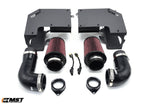 MST C43 V2 twin intake laid out: heat shields, two cone filters, inlet pipes, adapters and sensor harnesses - MST Performance Thumbnail