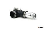 MST BMW N20 turbo inlet pipe, side view showing PCV fitting and flange - MST Performance Thumbnail