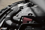 MST M264 intake with red cone filter and black tube fitted in a Mercedes-Benz GLC, cover off - MST Performance Thumbnail