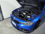 Blue BMW F30 3 Series with bonnet open and the MST N20 intake fitted - MST Performance Thumbnail