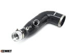 MST B48 turbo inlet pipe, billet aluminium flange with built-in velocity stack, close-up - MST Performance Thumbnail