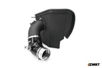 MST B58 G-series 4in intake, side view of the heat shield with the pipe below - MST Performance Thumbnail