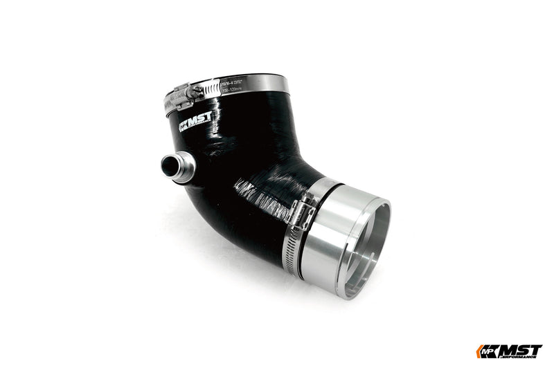 MST silicone turbo inlet pipe for the B58 with aluminium coupler, hose clamps and breather fitting - MST Performance